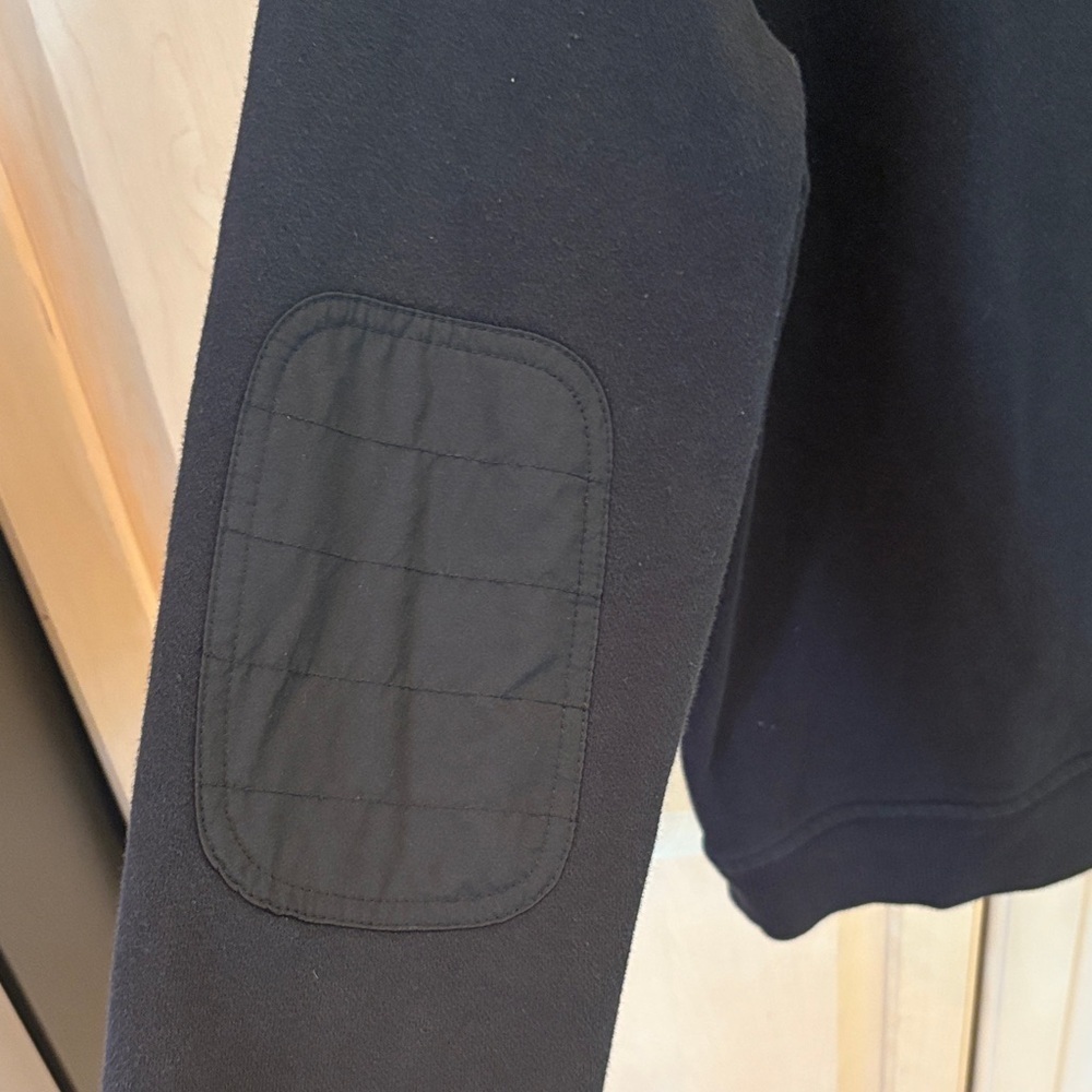 Apt 9 Classic Black Zip-Up Sweatshirt Men’s Medium with Pockets. - Picture 7 of 13